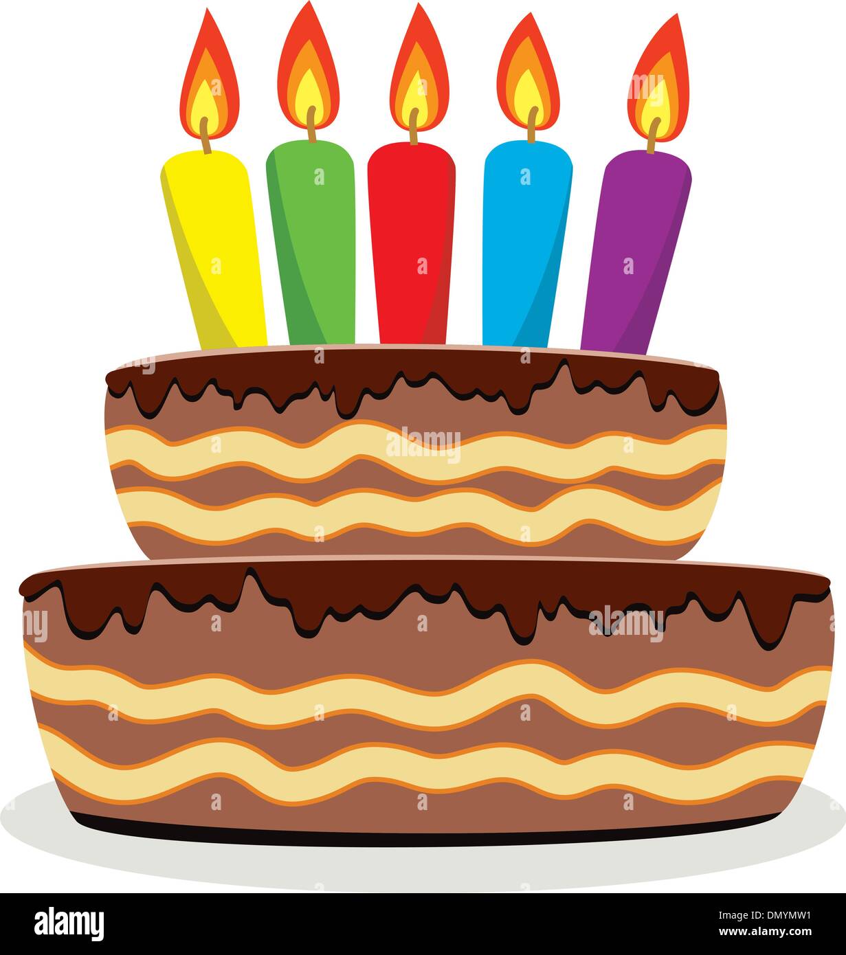 vector birthday cake Stock Vector Image & Art - Alamy
