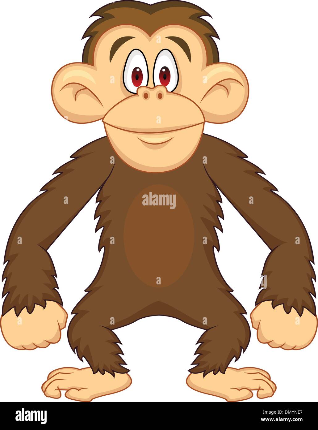 Chimpanzee cartoon hi-res stock photography and images - Alamy