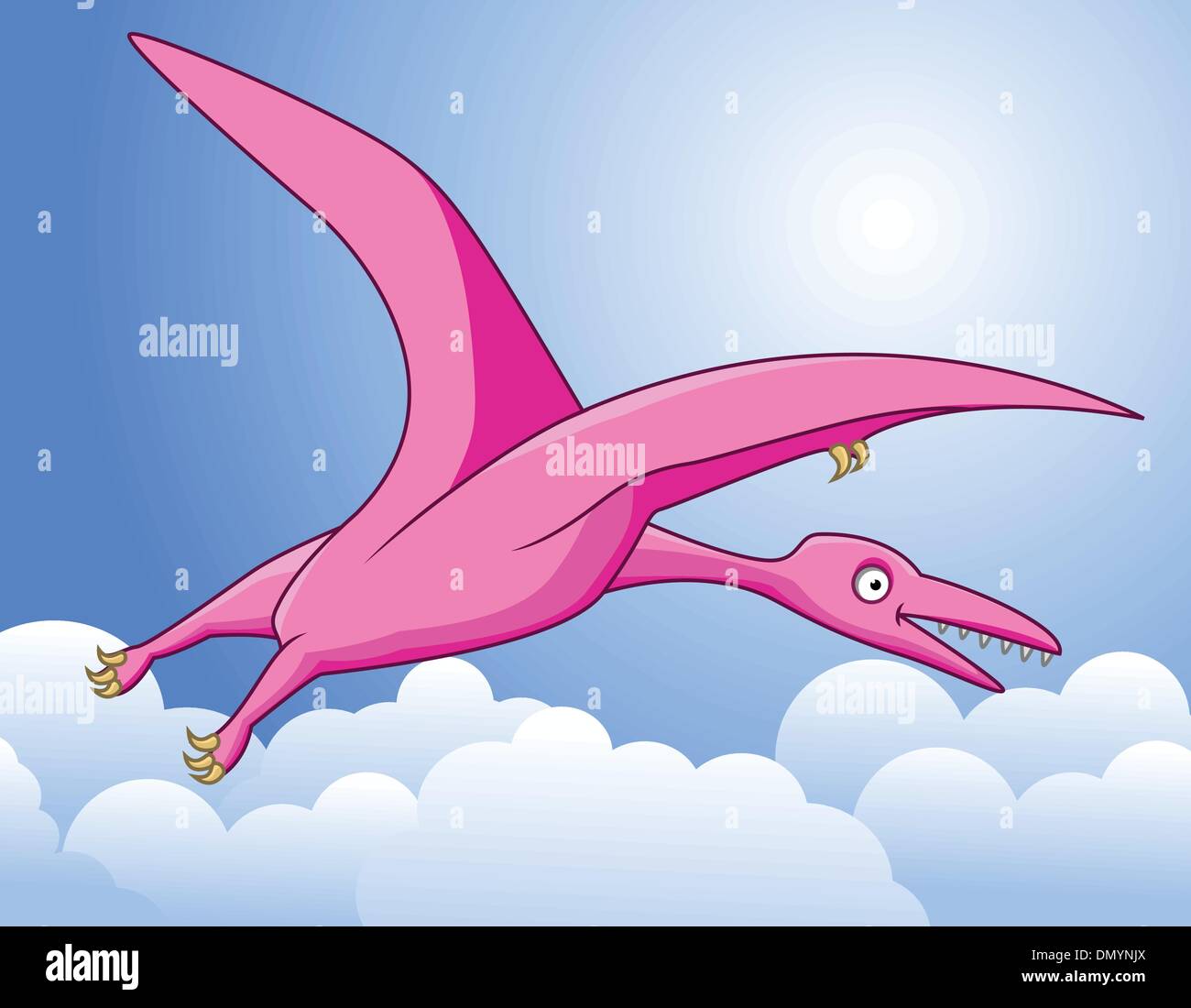 Pterodactyl Pteranodon Dinosaur Stock Vector (Royalty Free) 52103623