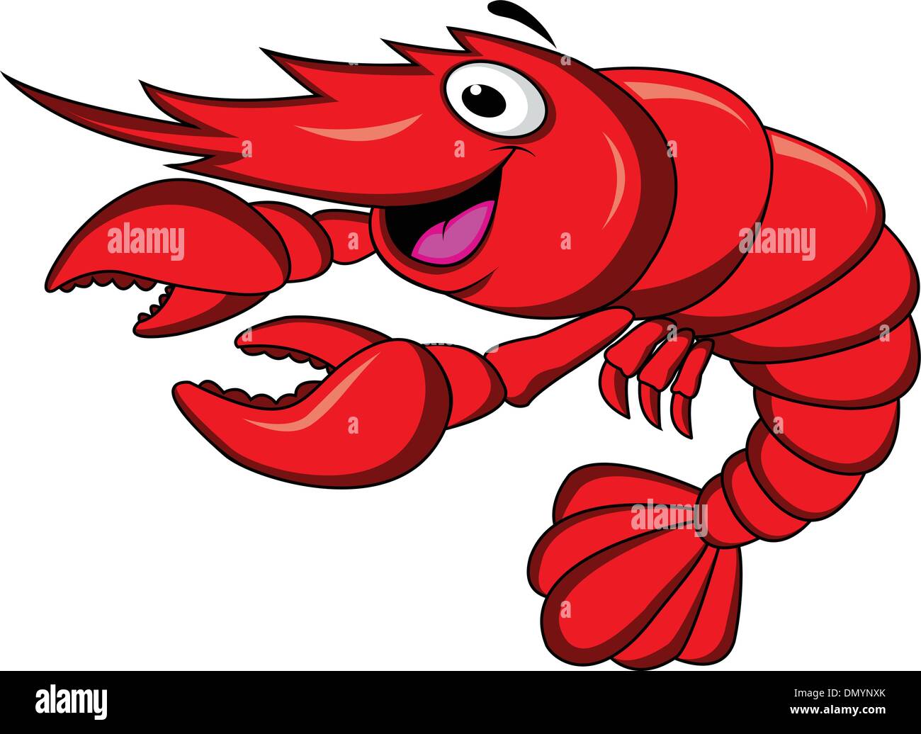 Shrimp icon cartoon hi-res stock photography and images - Alamy