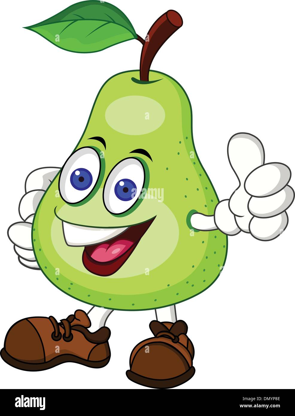 Pear cartoon character Stock Vector Image & Art Alamy