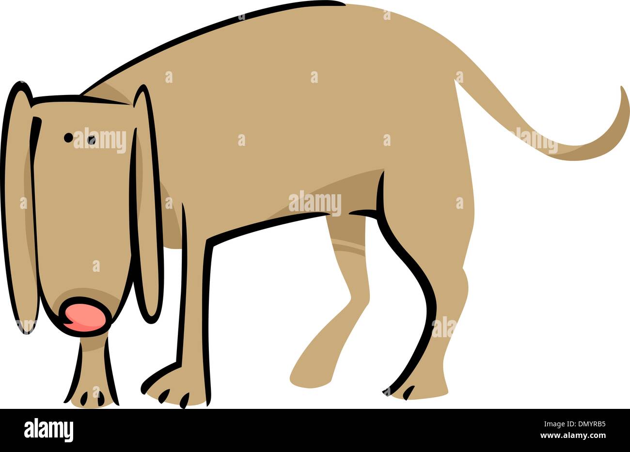 cartoon doodle of sad dog Stock Vector Image & Art - Alamy