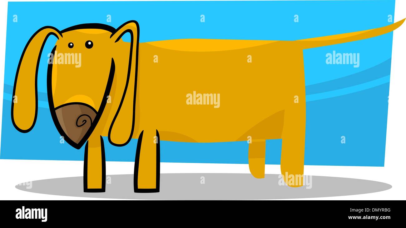 cartoon doodle of funny dog Stock Vector Image & Art - Alamy