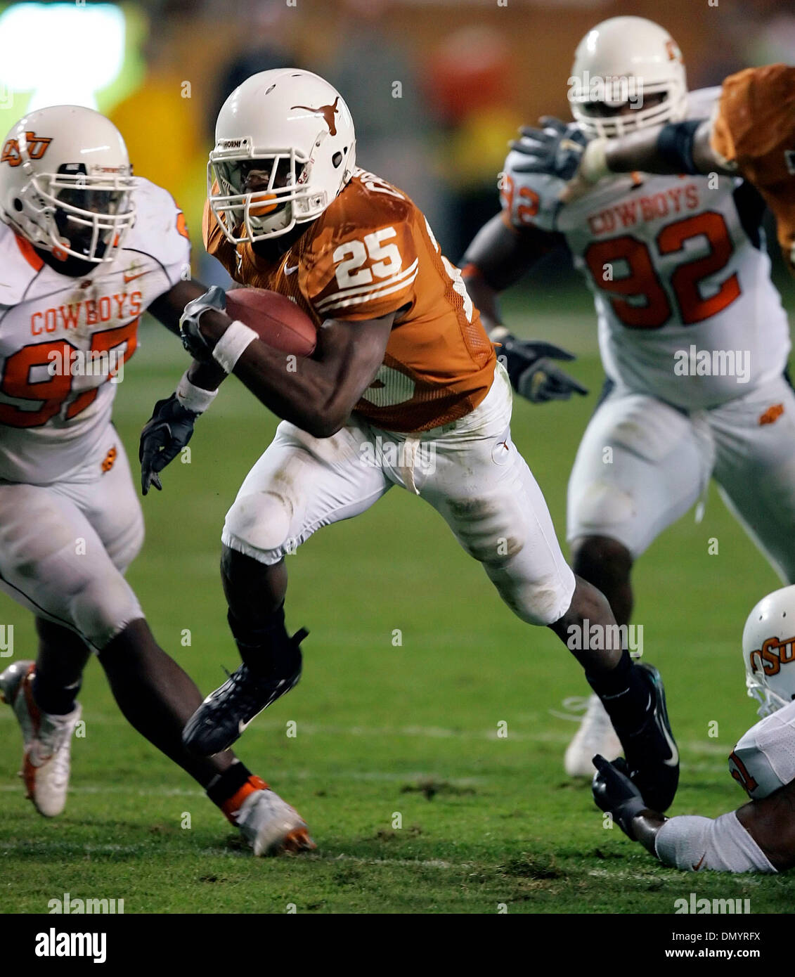 Men's Texas Longhorns Alumni Football Game #25 Jamaal Charles college Jersey  - Orange