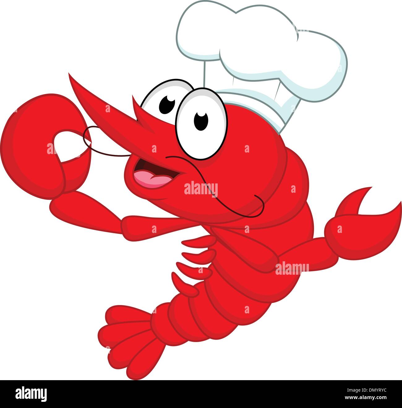 Shrimp cartoon character isolated hi-res stock photography and images ...