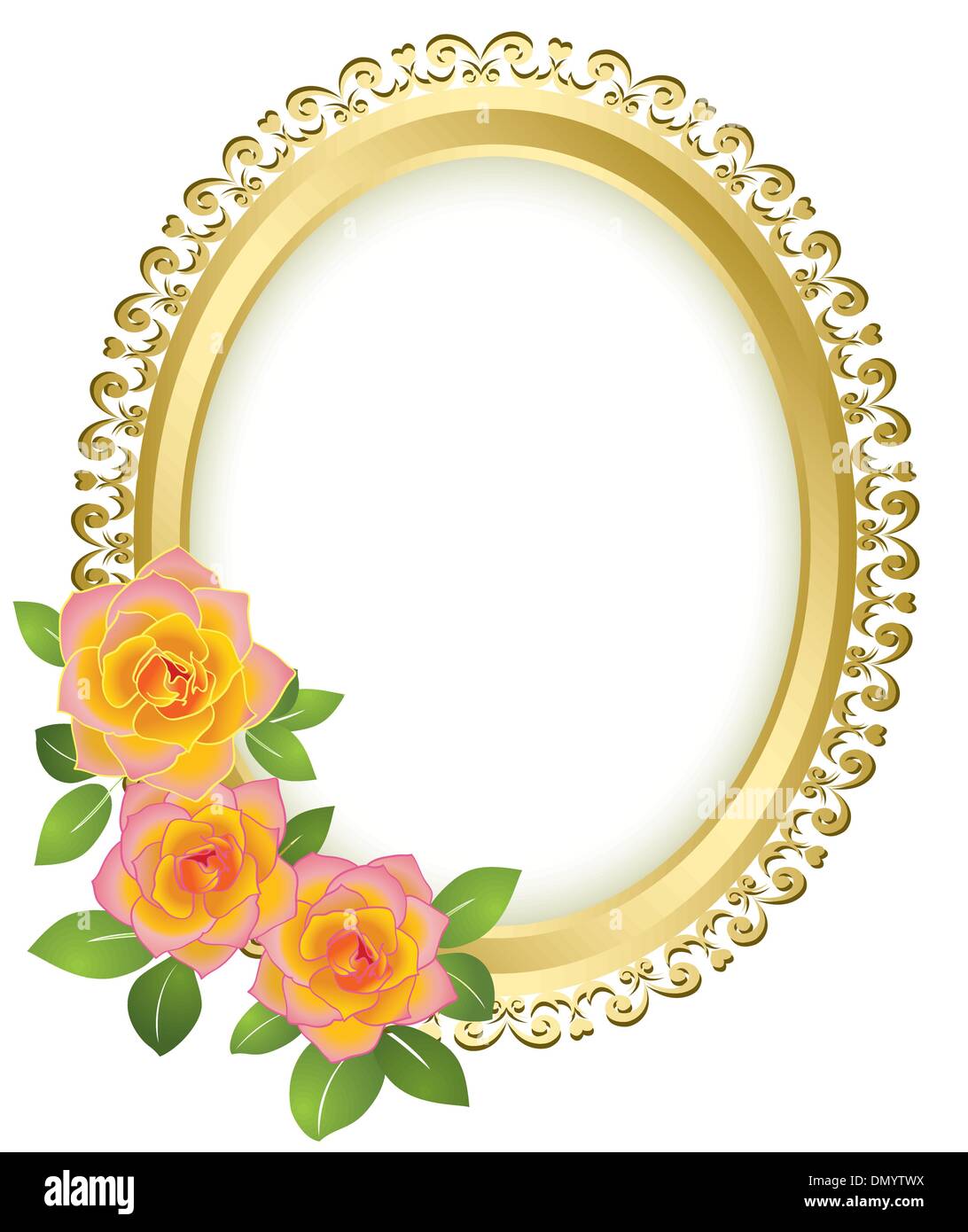 Vector Oval Frame