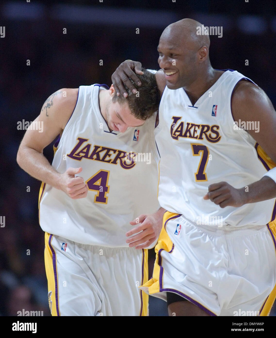 Nov 19, 2006; Los Angeles, CA, USA; The Los Angeles Lakers (4) LUKE ...