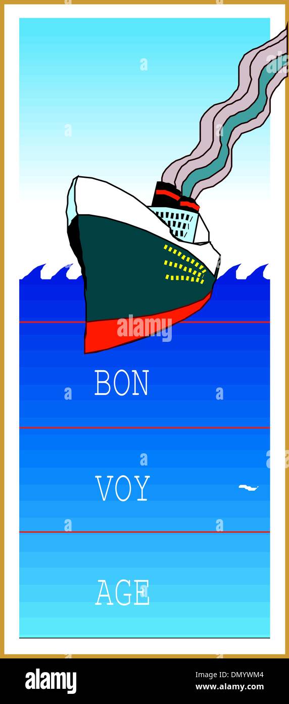 Unloading container ship Stock Vector Images - Alamy
