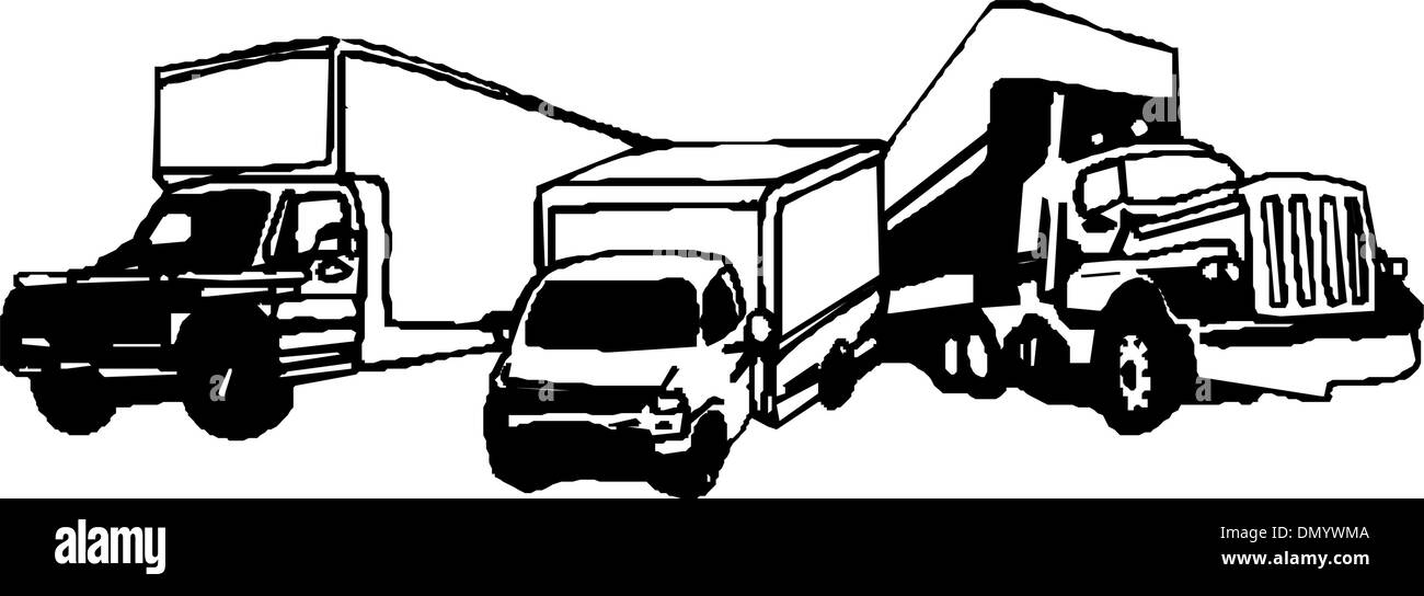 Vector delivery / cargo truck Stock Vector