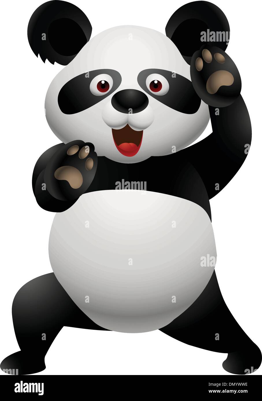 Kungfu panda Stock Vector Images Alamy