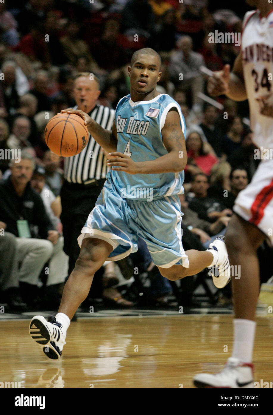 Nov 29, 2006; San Diego, CA, USA; University Of San Diego Toreros Vs ...