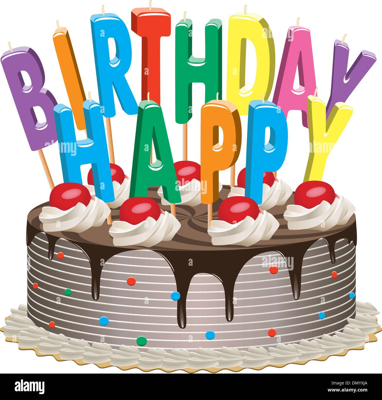 vector chocolate cake Stock Vector Image & Art - Alamy