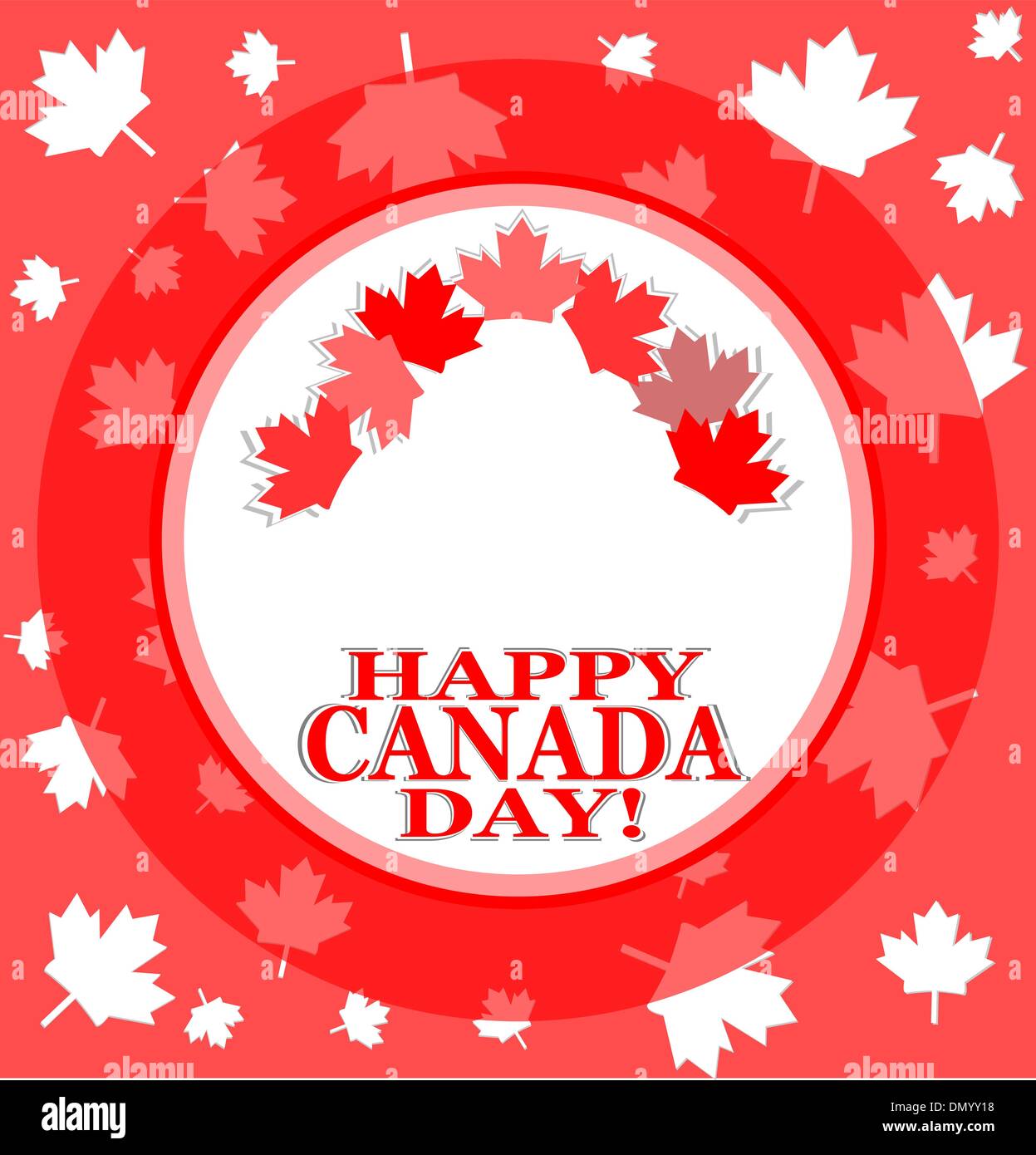 Happy canada day background Stock Vector