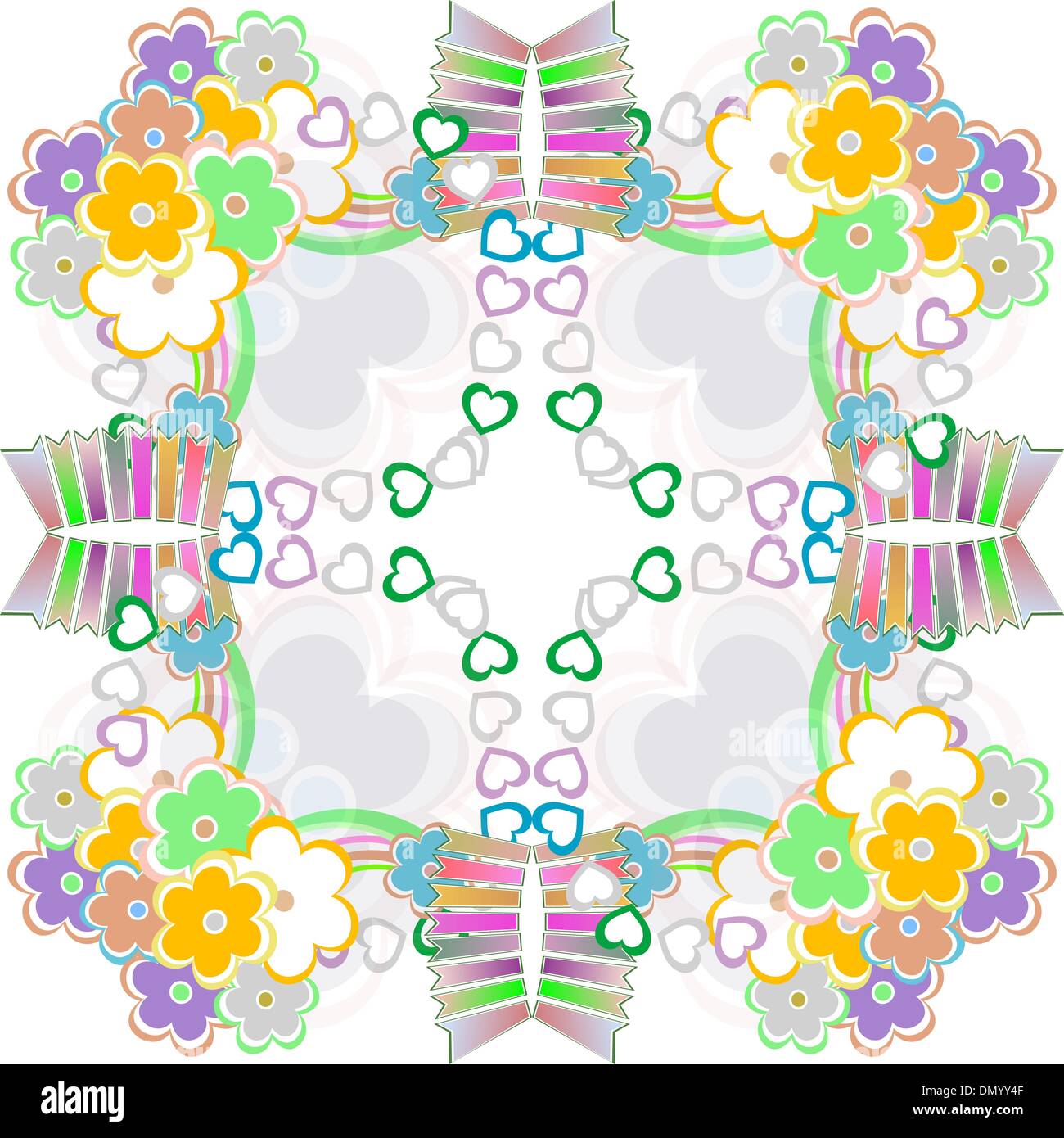 Seamless floral pattern. Flowers texture Stock Vector Image & Art - Alamy