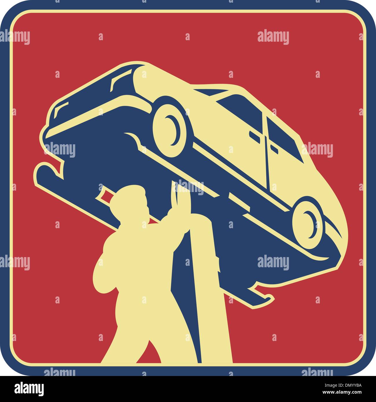 Male shop car Stock Vector Images Alamy