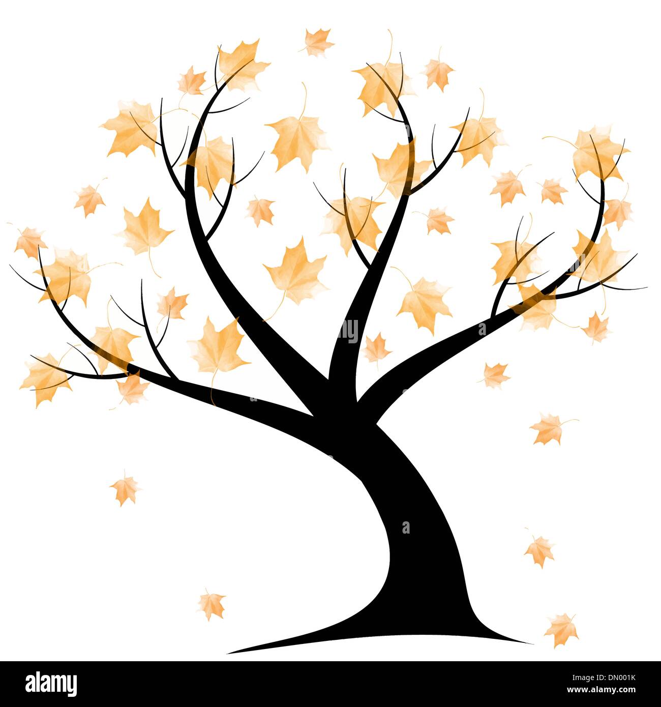 Evolution illustration tree Cut Out Stock Images & Pictures - Alamy