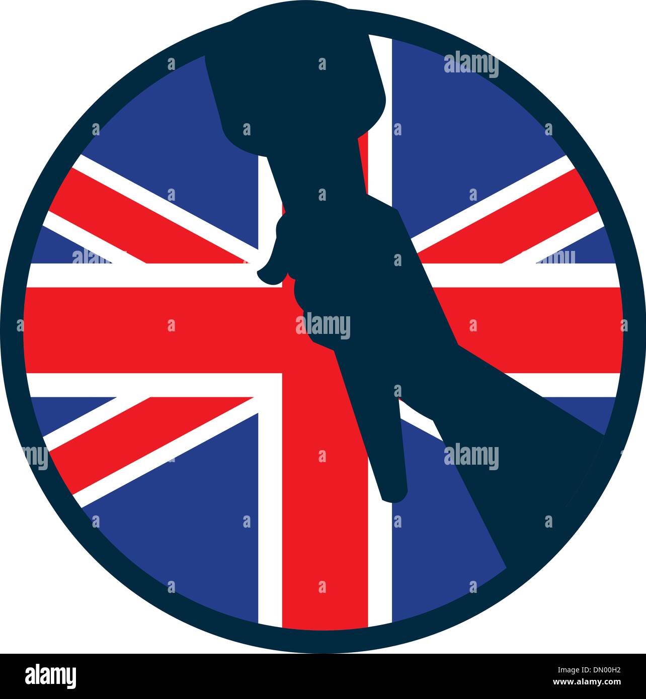 England flag torch Stock Vector Images Alamy