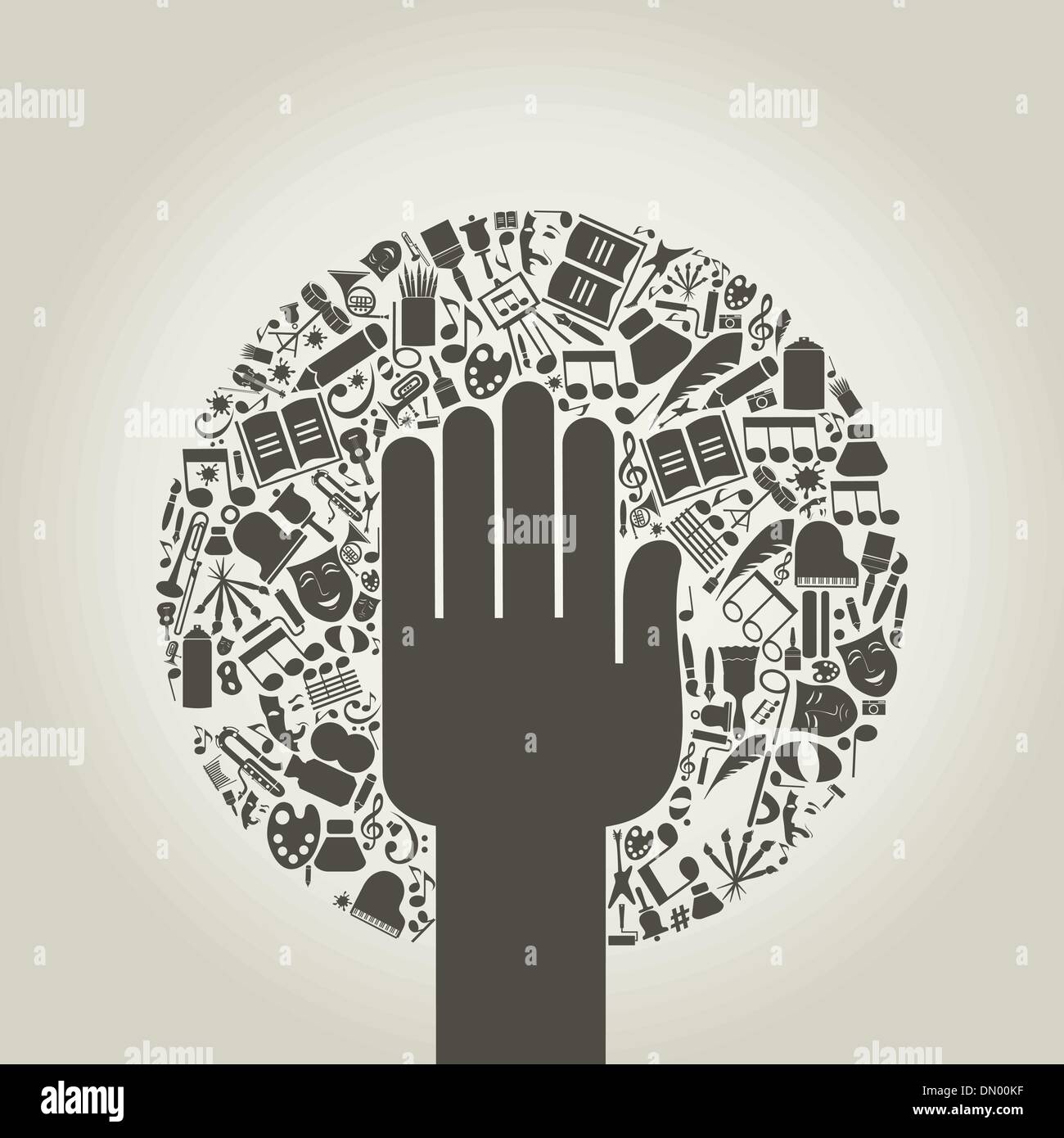 Arts a hand Stock Vector Image & Art - Alamy
