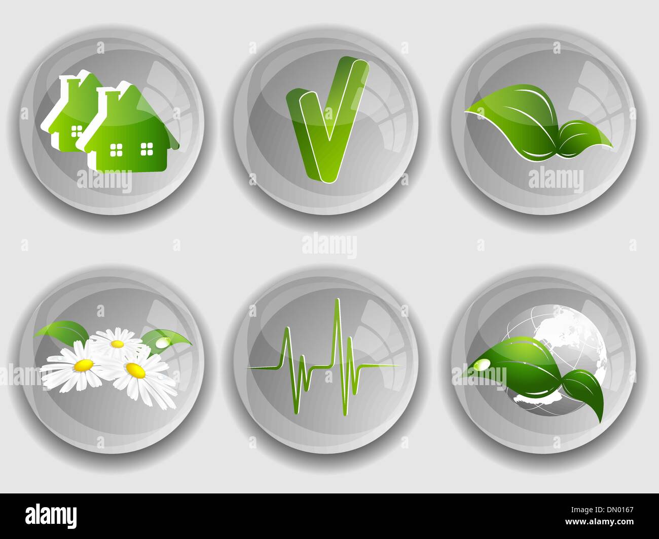 vector buttons Stock Vector