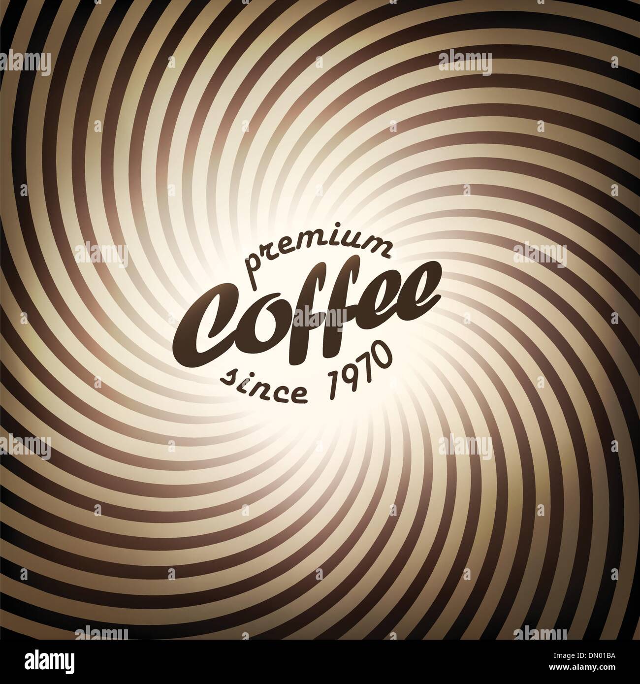 Abstract coffee background design template. Vector, EPS10 Stock Vector
