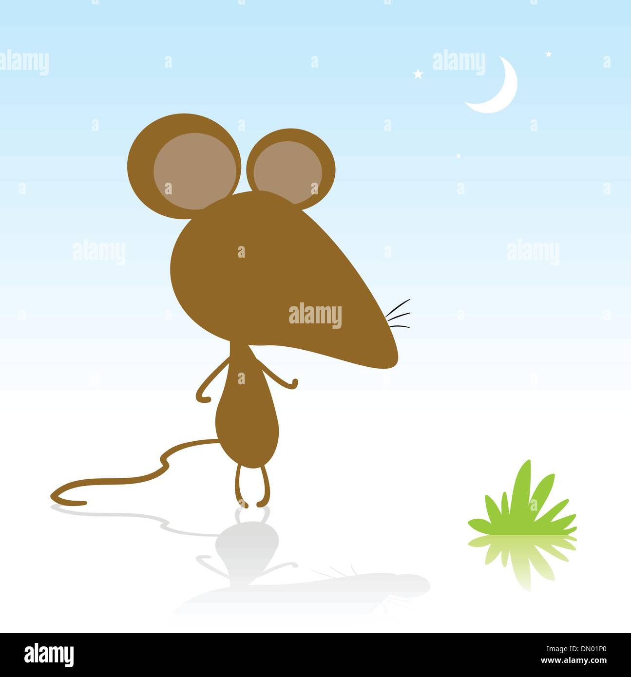 Animal mammal mouse brown Stock Vector Images - Alamy