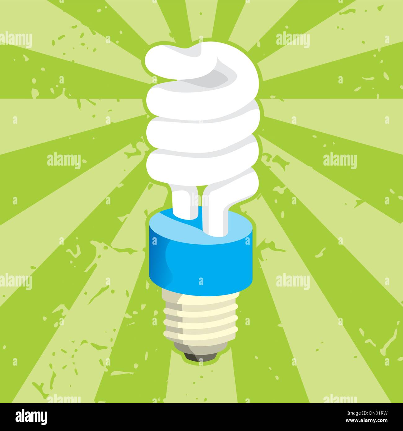 Spiral cfl Stock Vector