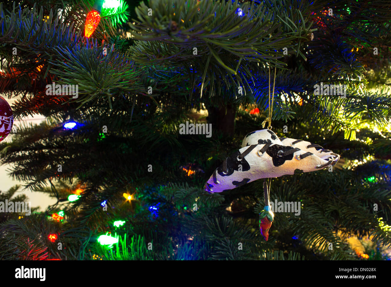 Southwestern Style Christmas Tree Ornament Stock Photo