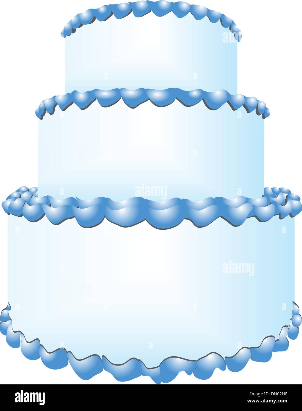 3 layered cake clipart pics