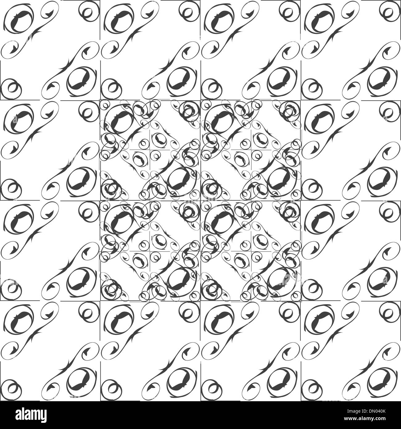 Seamless monochrome background, vector Stock Vector Image & Art - Alamy