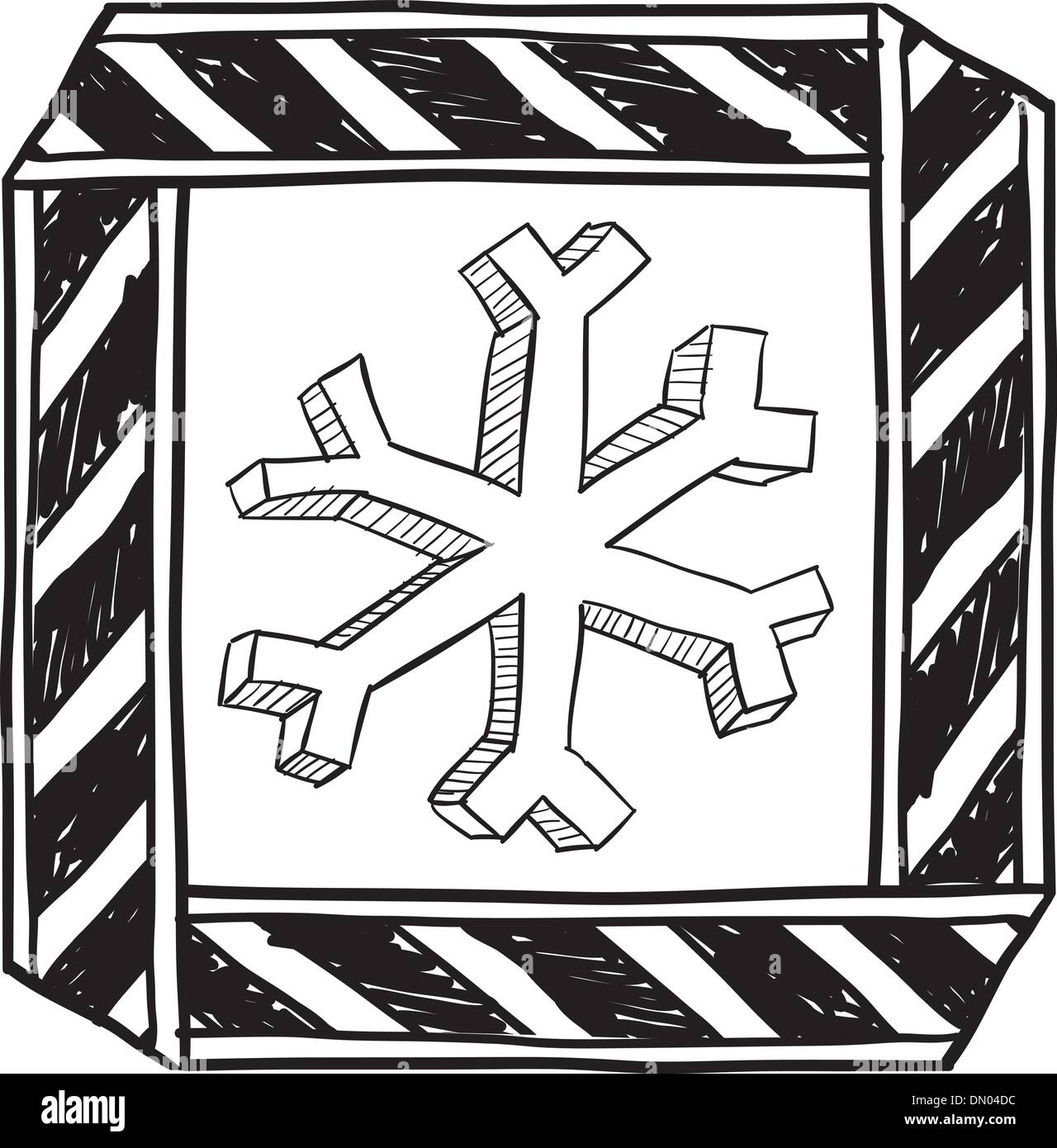 Danger of freezing sketch Stock Vector Image & Art Alamy