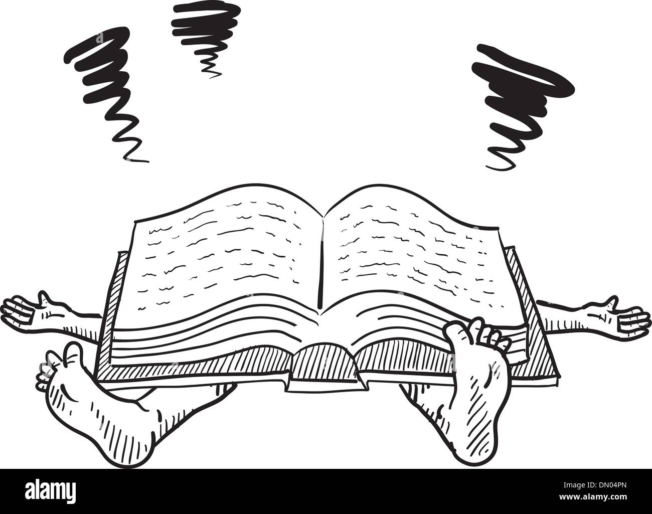 Crushed by books vector Stock Vector Image & Art Alamy