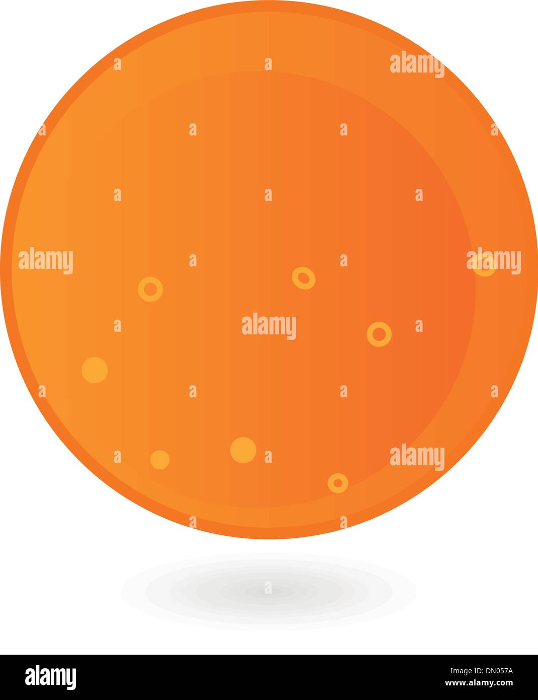 Orange fruit isolated on white Stock Vector Image & Art - Alamy
