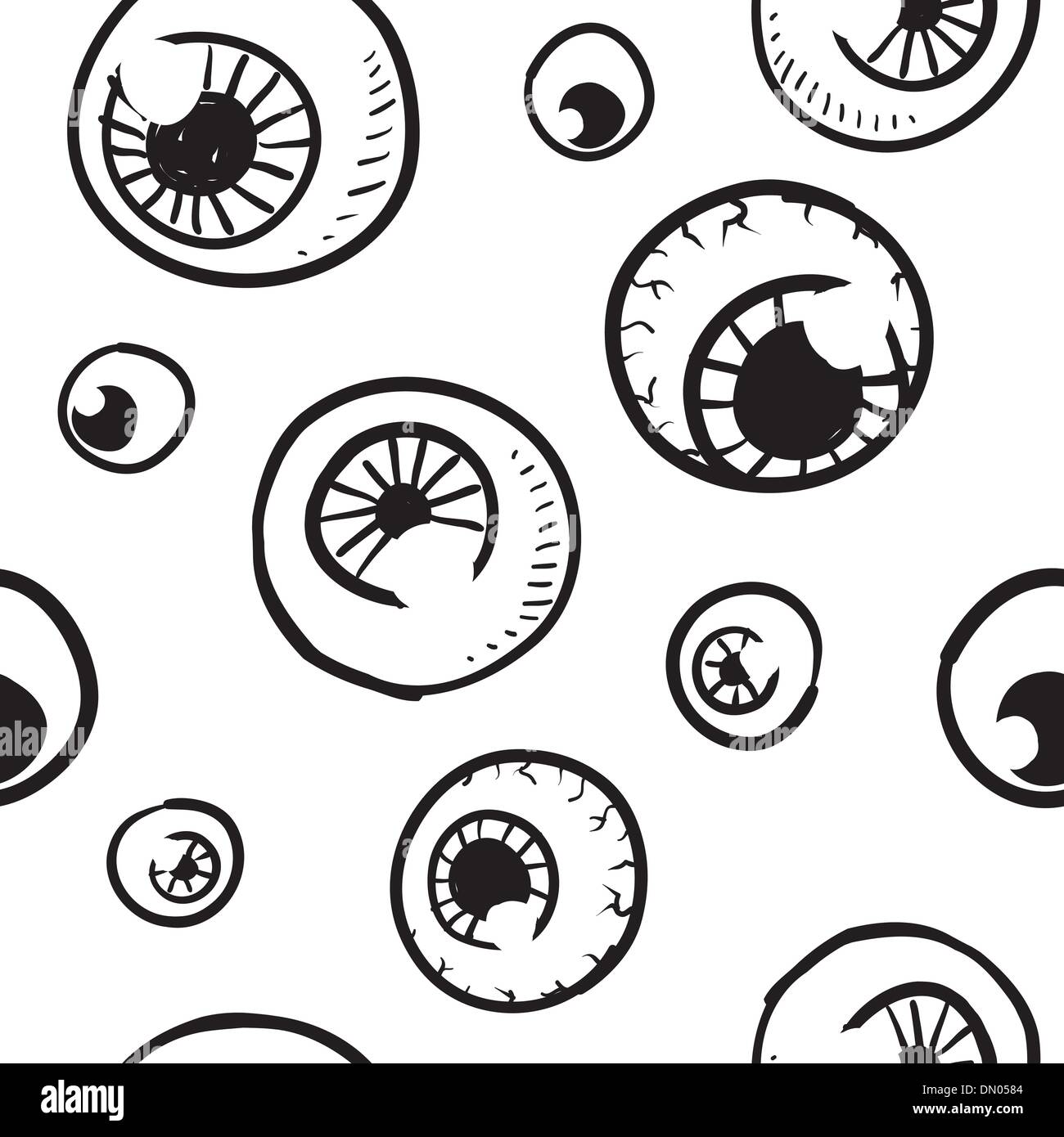 Seamless eyeball vector background Stock Vector Image & Art - Alamy