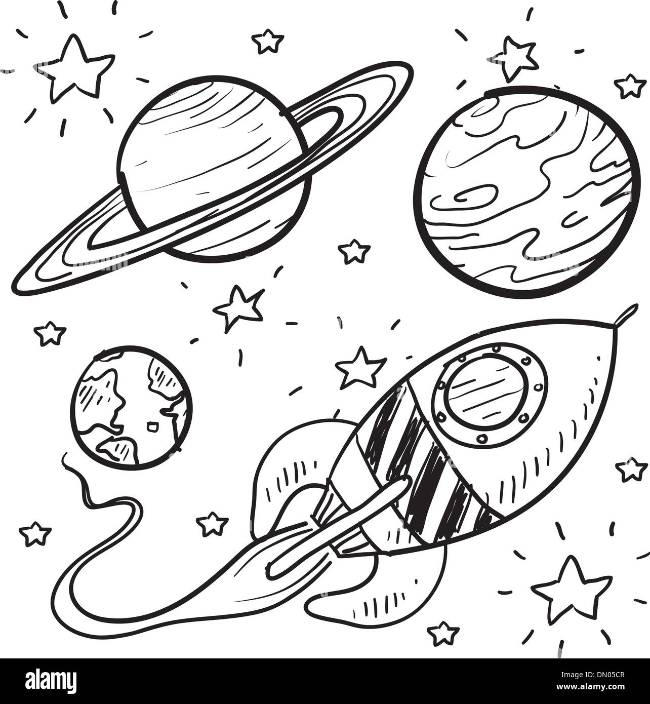 Science fiction objects vector Stock Vector Image & Art Alamy