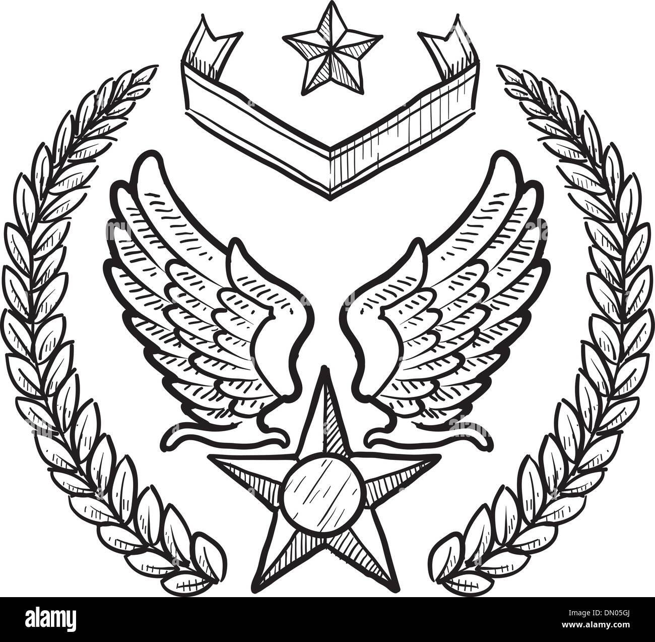US Air Force vector insignia Stock Vector
