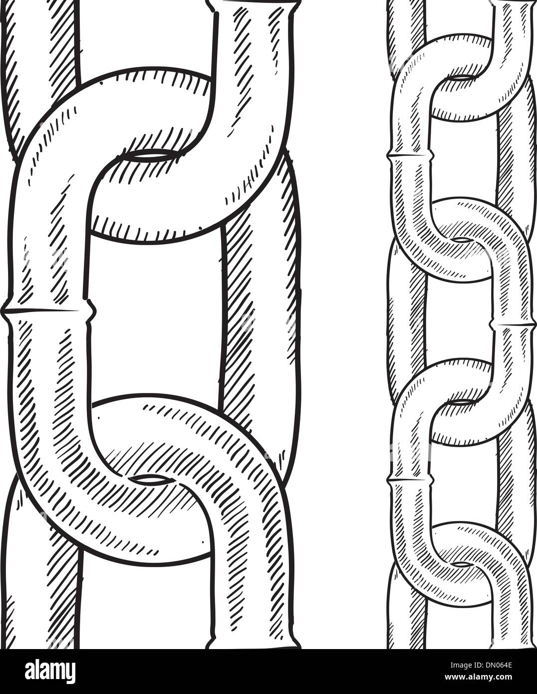 Chain Drawing Link Easy and Simple