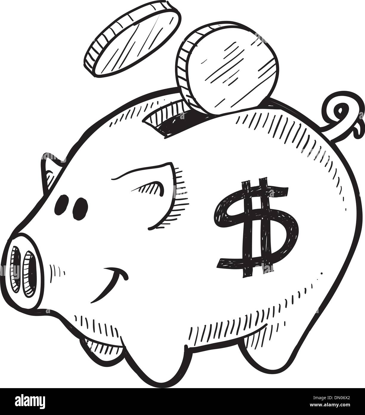 Piggy Bank Sketch Images  Browse 3641 Stock Photos Vectors and Video   Adobe Stock