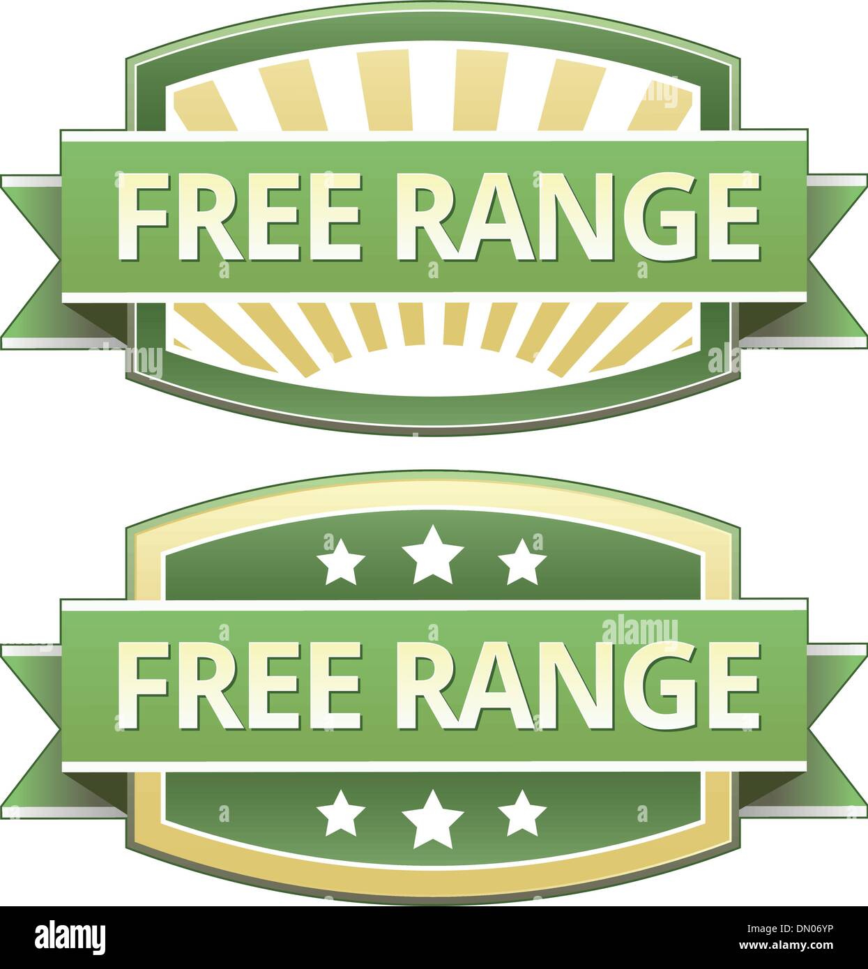 free-range-food-label-stock-vector-image-art-alamy