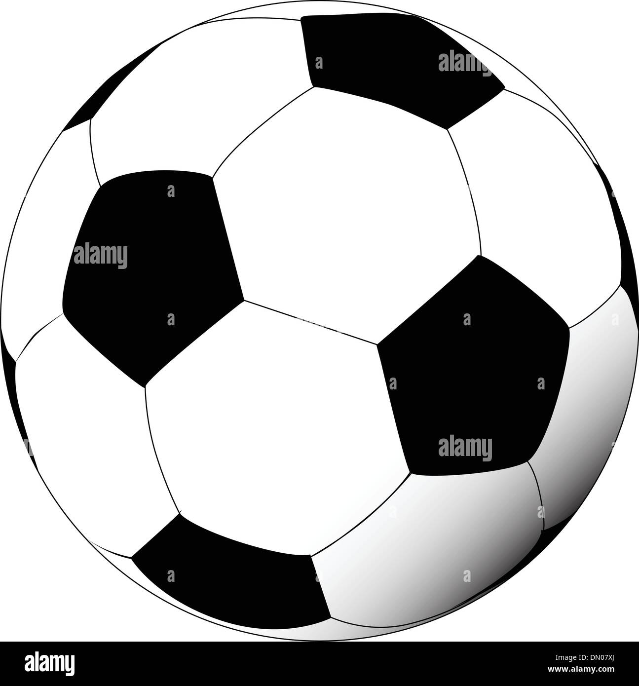 Football (soccer) ball Stock Vector Image & Art - Alamy