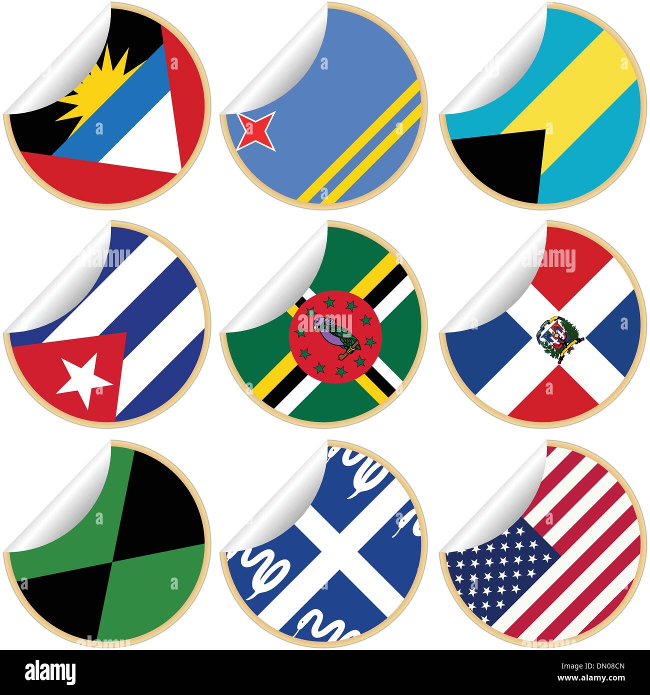 Collection of stickers/labels Stock Vector Image & Art Alamy