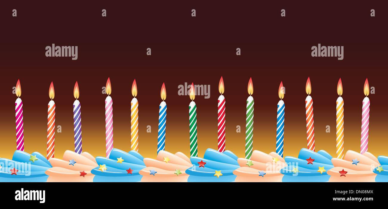 vector birthday candles Stock Vector Image & Art - Alamy