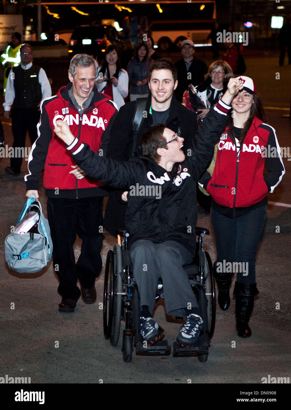 Winner canadas alex bilodeau brother hi-res stock photography and ...