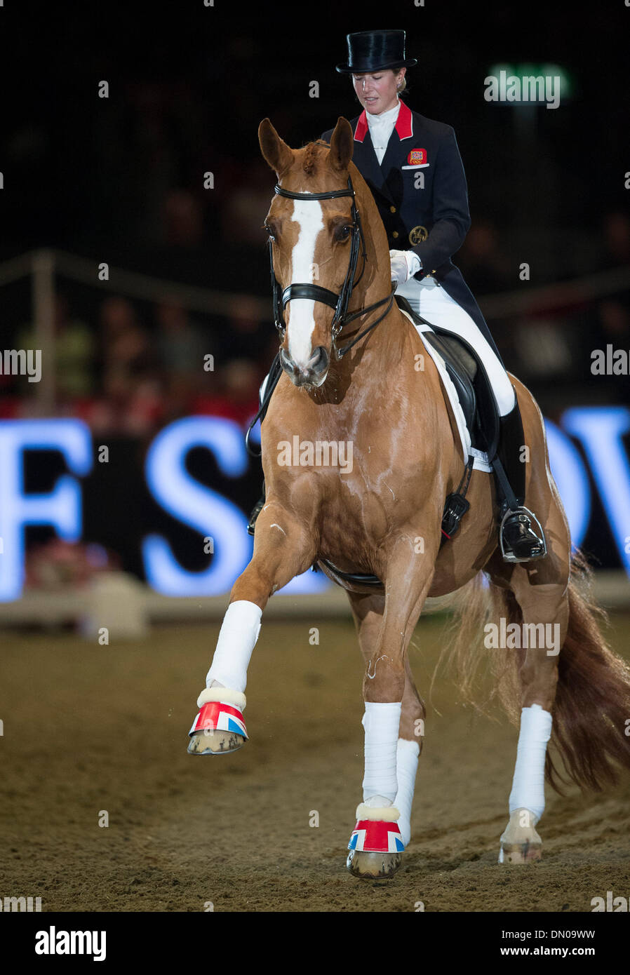 London, UK. 17th December 2013. Laura Tomlinson (nee Bechtolsheimer ...