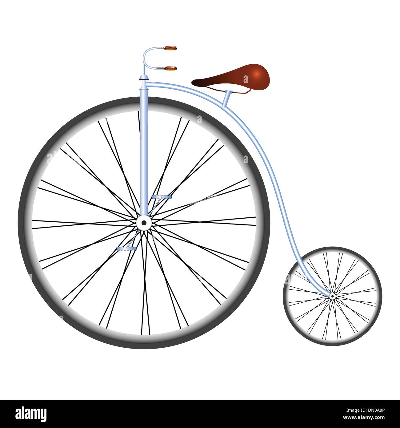 old bicycle Stock Vector