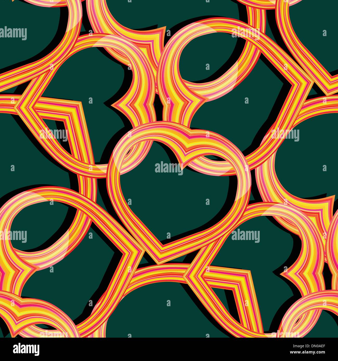 hearts seamless pattern Stock Vector Image & Art - Alamy