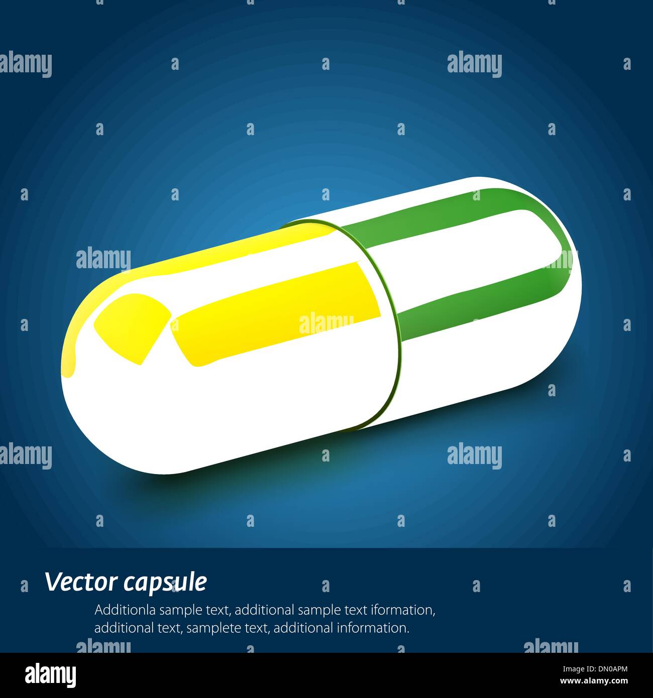 Capsule and pill Stock Vector