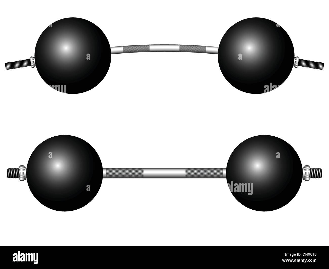 Round weights hi res stock photography and images Alamy