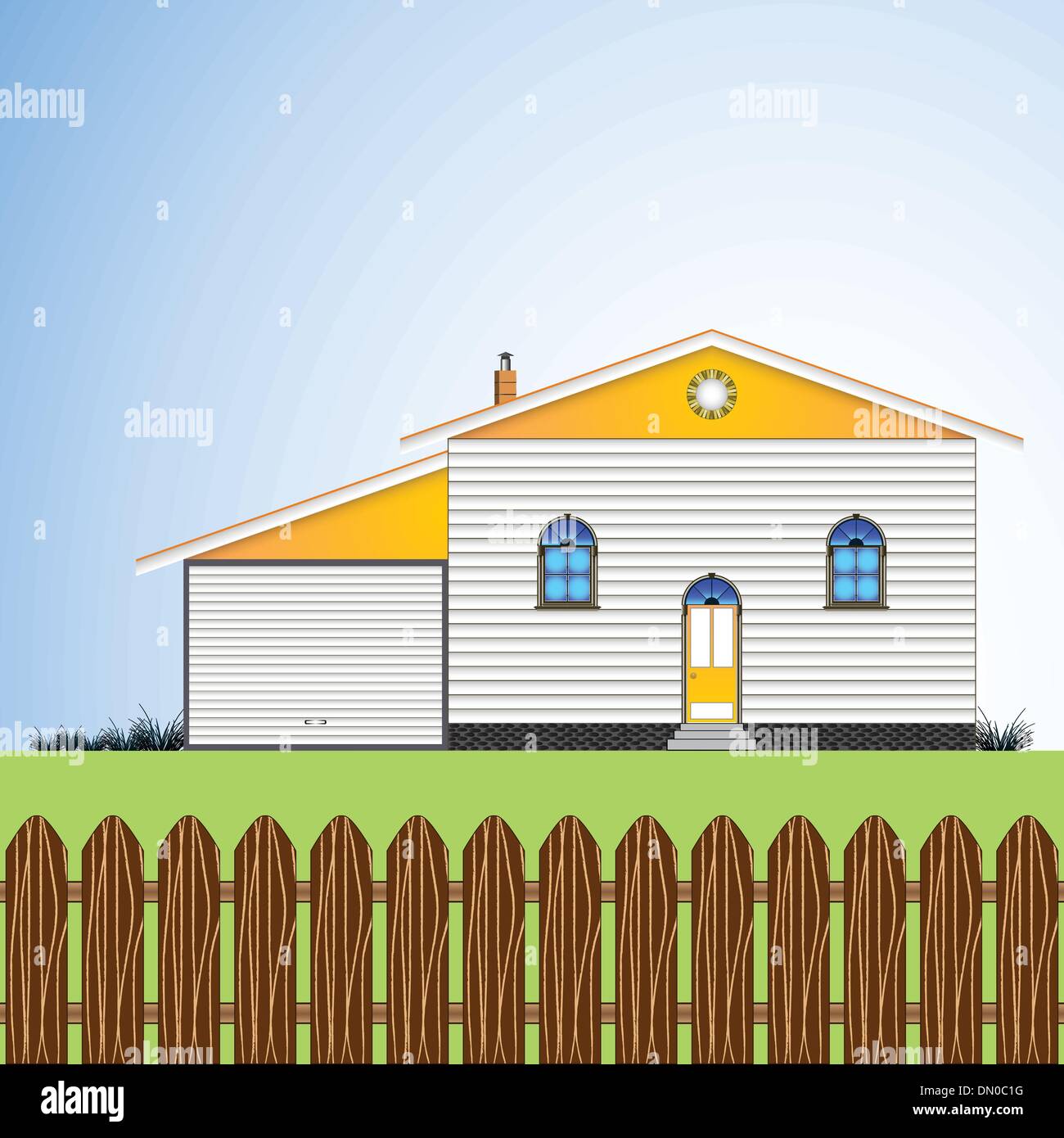 Grass roof house modern Stock Vector Images Alamy