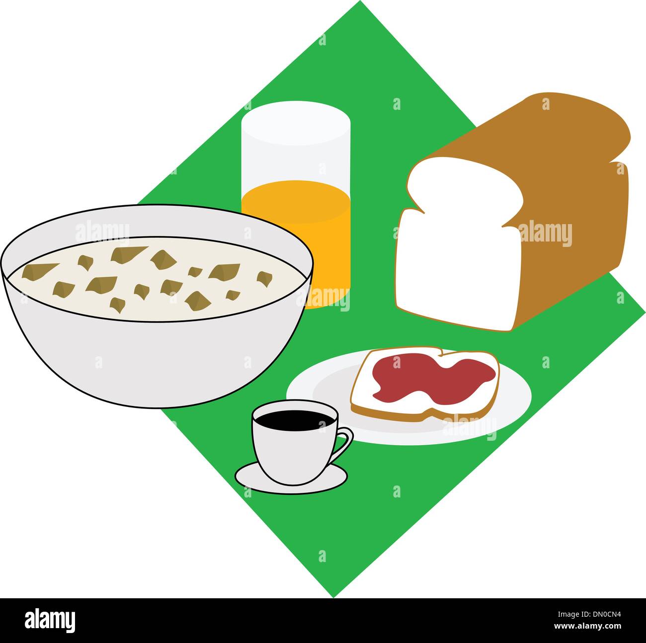 Breakfast Stock Vector