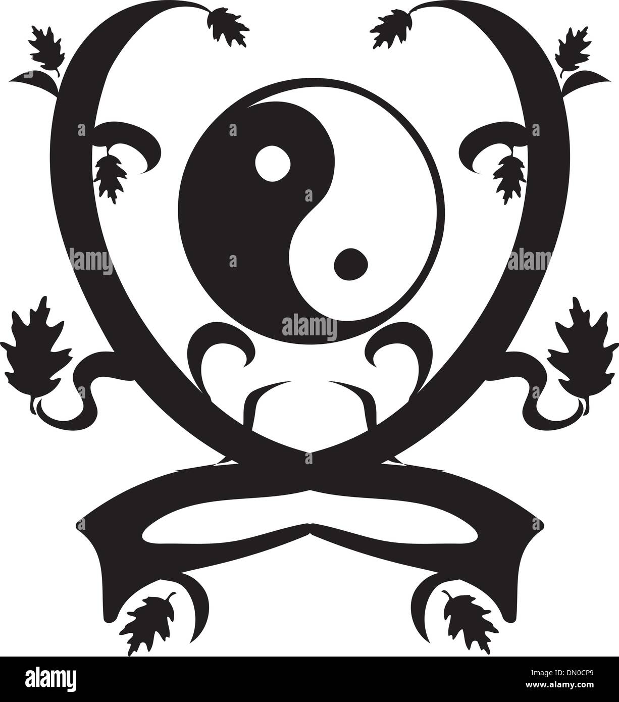Yin and yang Stock Vector